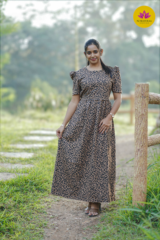 CUTE37-ZIPLESS MATERNITY WEAR PUFF SLEEVE