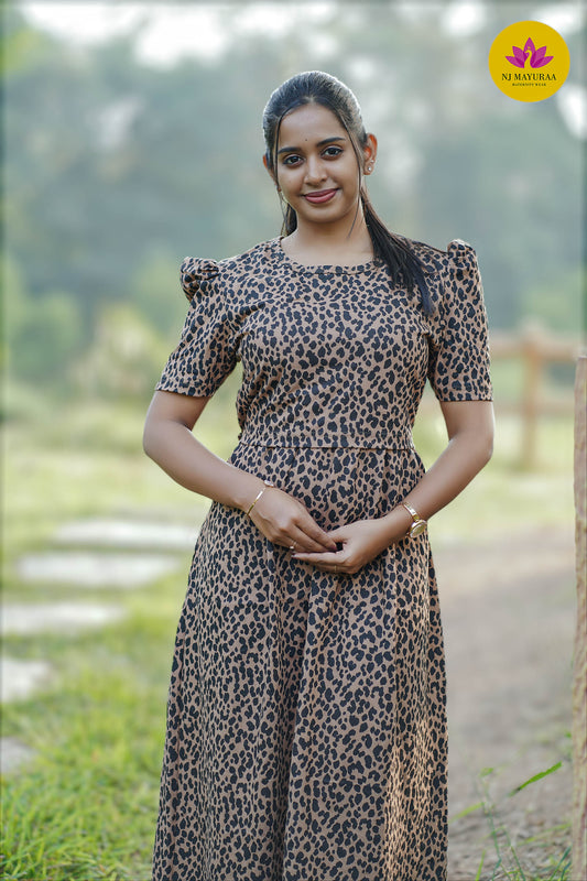 CUTE37-ZIPLESS MATERNITY WEAR PUFF SLEEVE