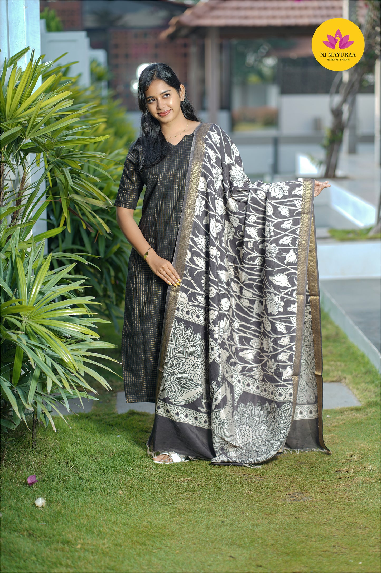 valli 1 - kurti set with dupatta with lining ( Non maternity)