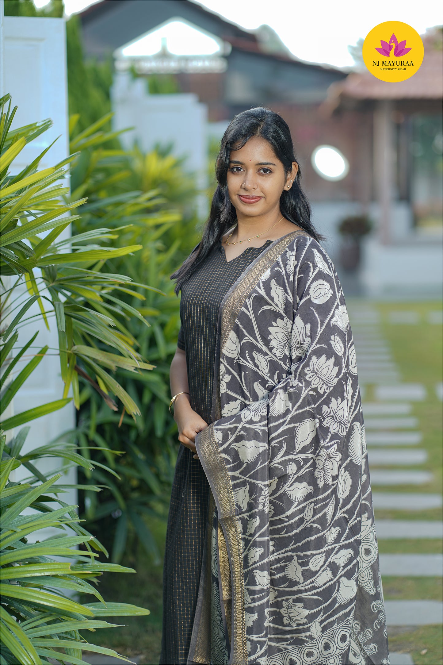 valli 1 - kurti set with dupatta with lining ( Non maternity)