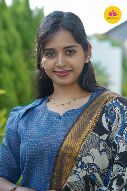 valli 6 - kurti set with dupatta with lining ( Non maternity)