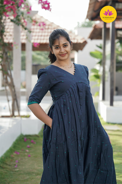 valli 14 - kurti gown with lining(  feeding)