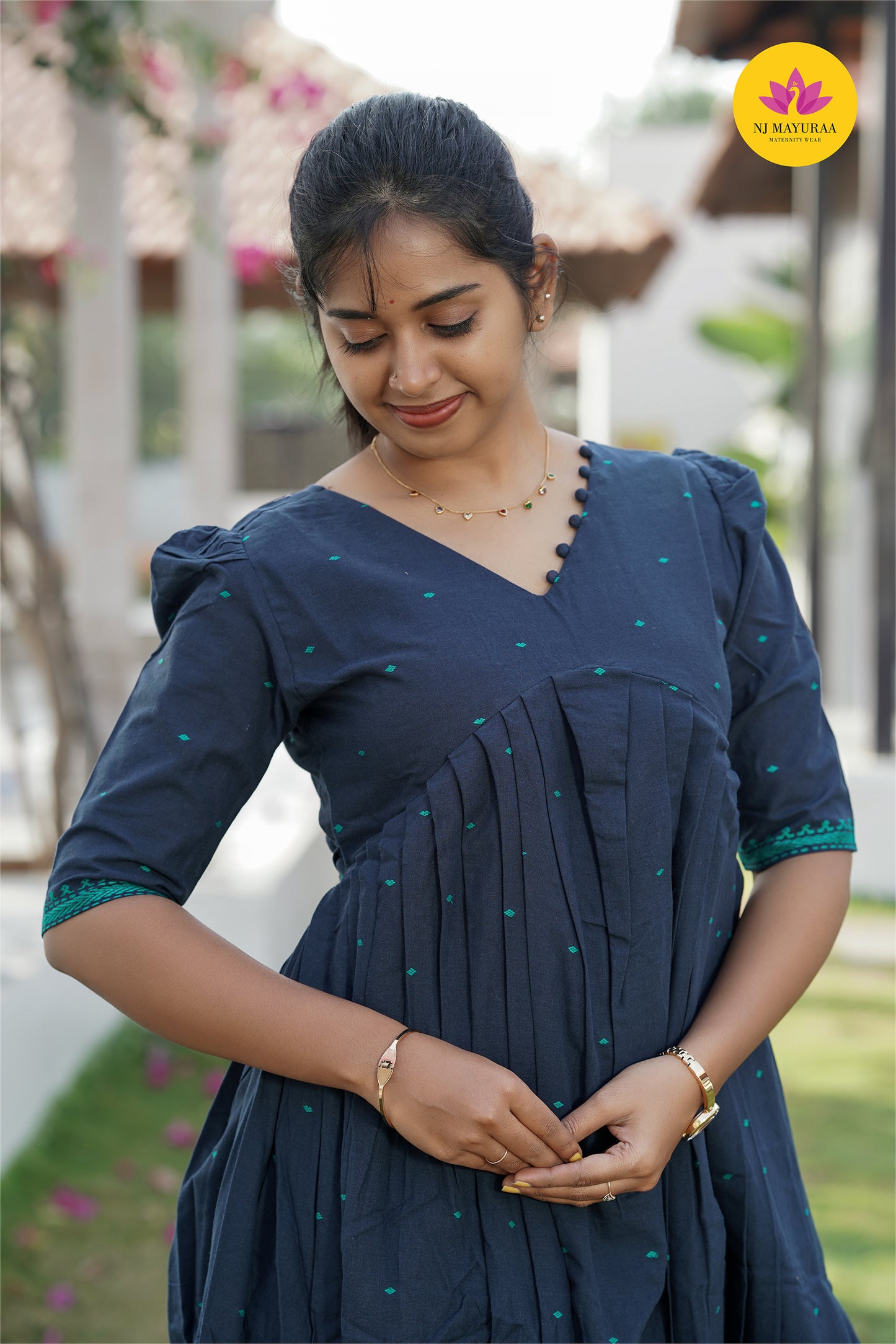 valli 14 - kurti gown with lining(  feeding)