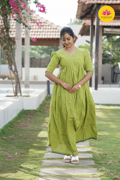 valli 15 - kurti gown with lining ( maternity)