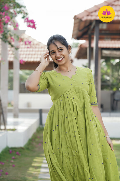valli 15 - kurti gown with lining ( maternity)