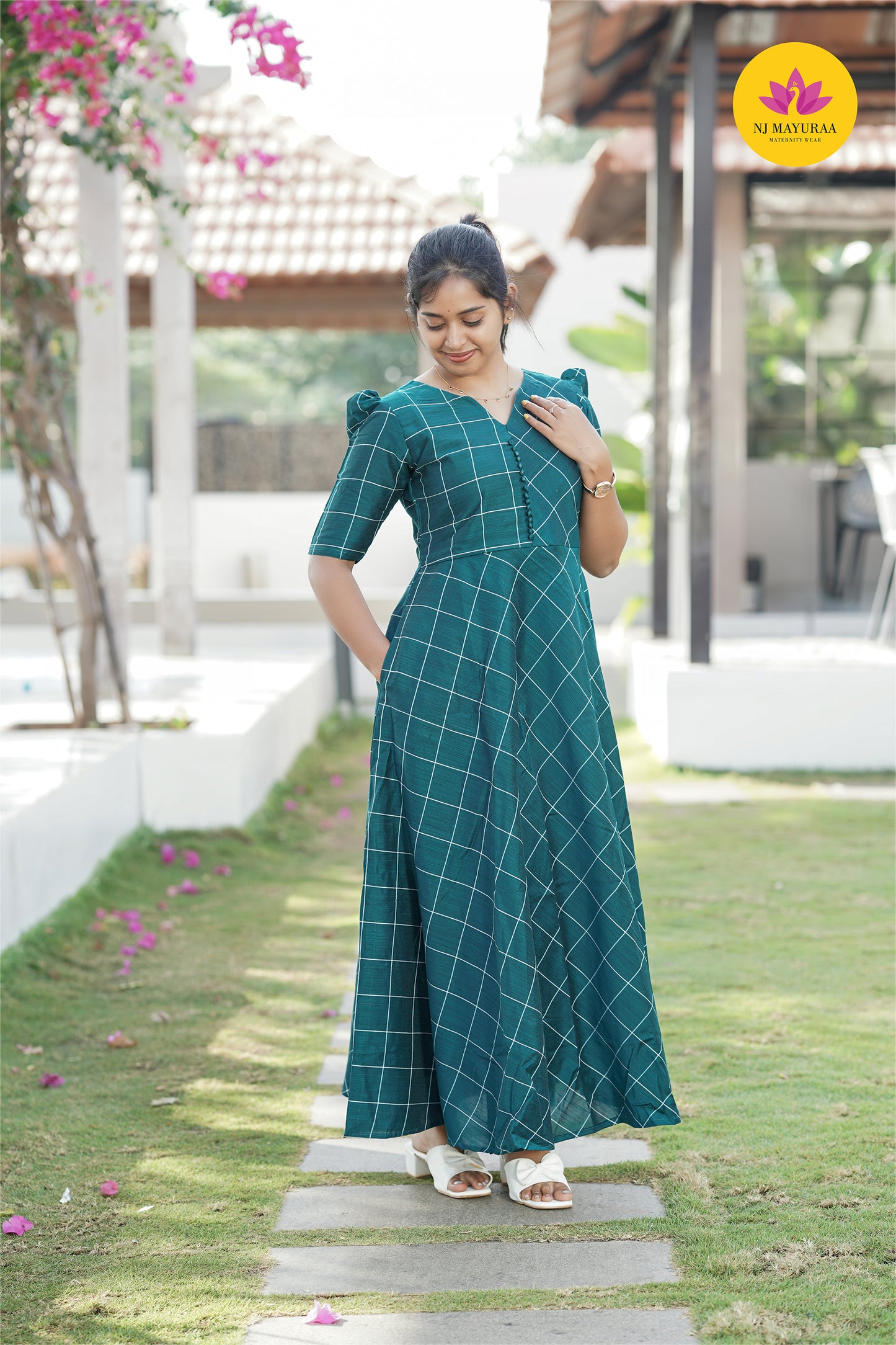 valli 17 - kurti gown with lining ( Non maternity)