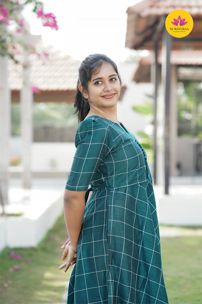 valli 17 - kurti gown with lining ( Non maternity)