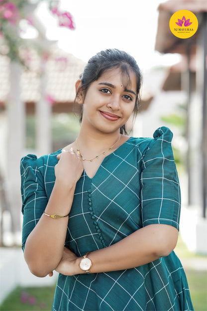valli 17 - kurti gown with lining ( Non maternity)