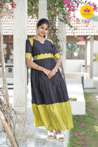 valli 19 - Feeding kurti gown with Lining ( Feeding)