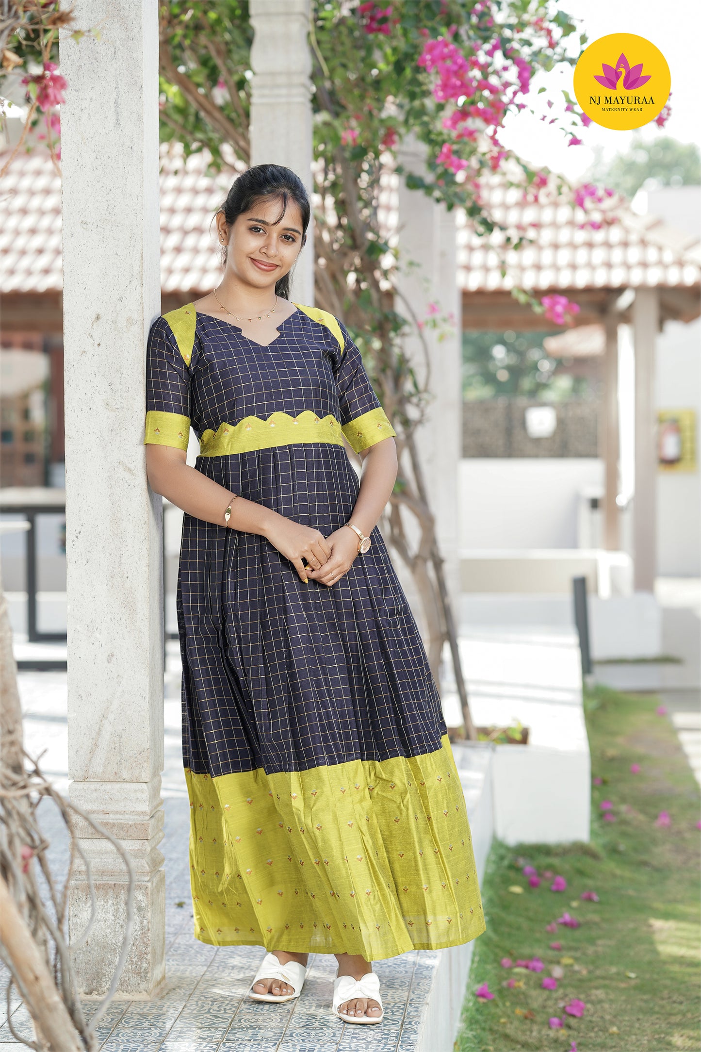 valli 19 - Feeding kurti gown with Lining ( Feeding)