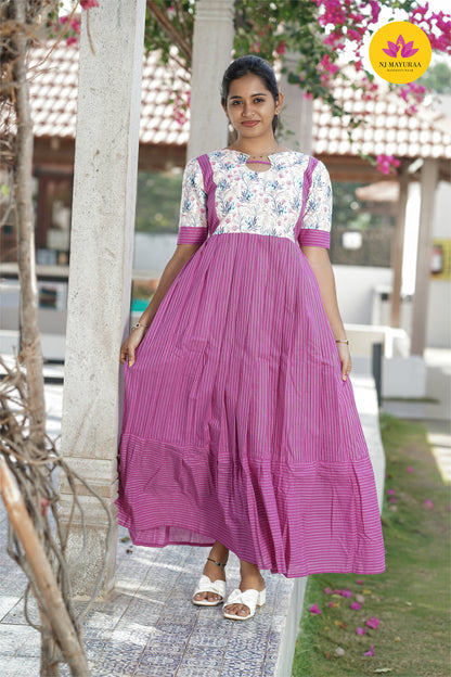 valli 21 - kurti gown with Lining   ( Feeding )