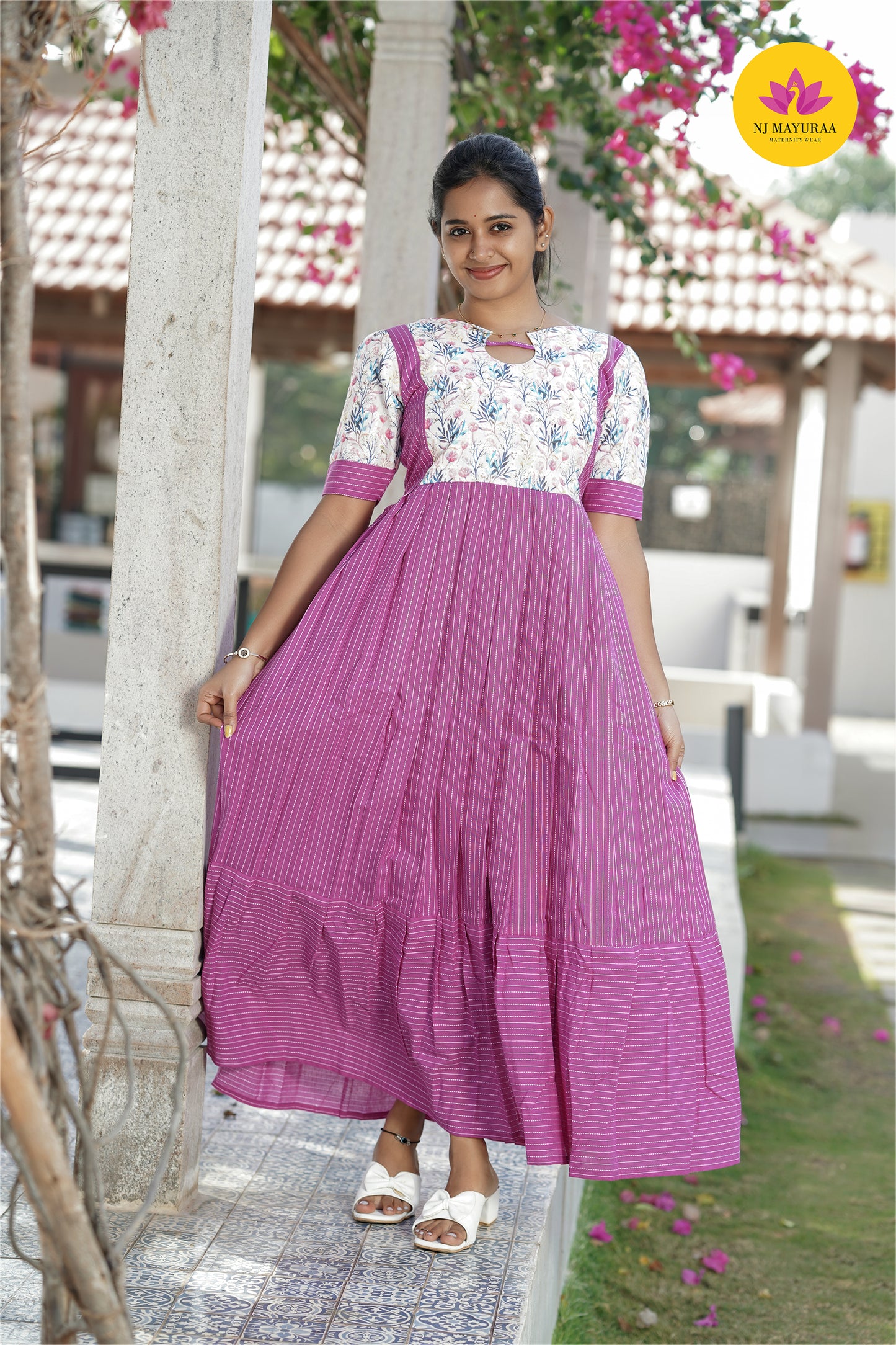 valli 21 - kurti gown with Lining   ( Feeding )