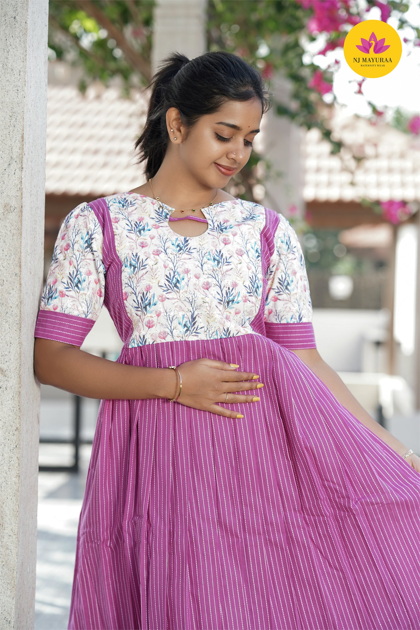 valli 21 - kurti gown with Lining   ( Feeding )