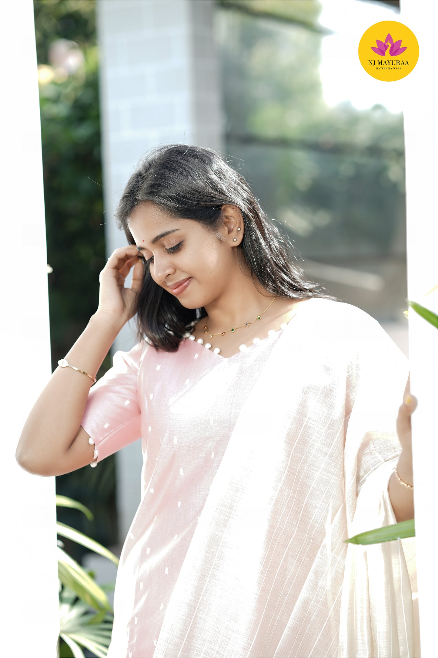 valli 11 - Feeding kurti set with dupatta (with lining)