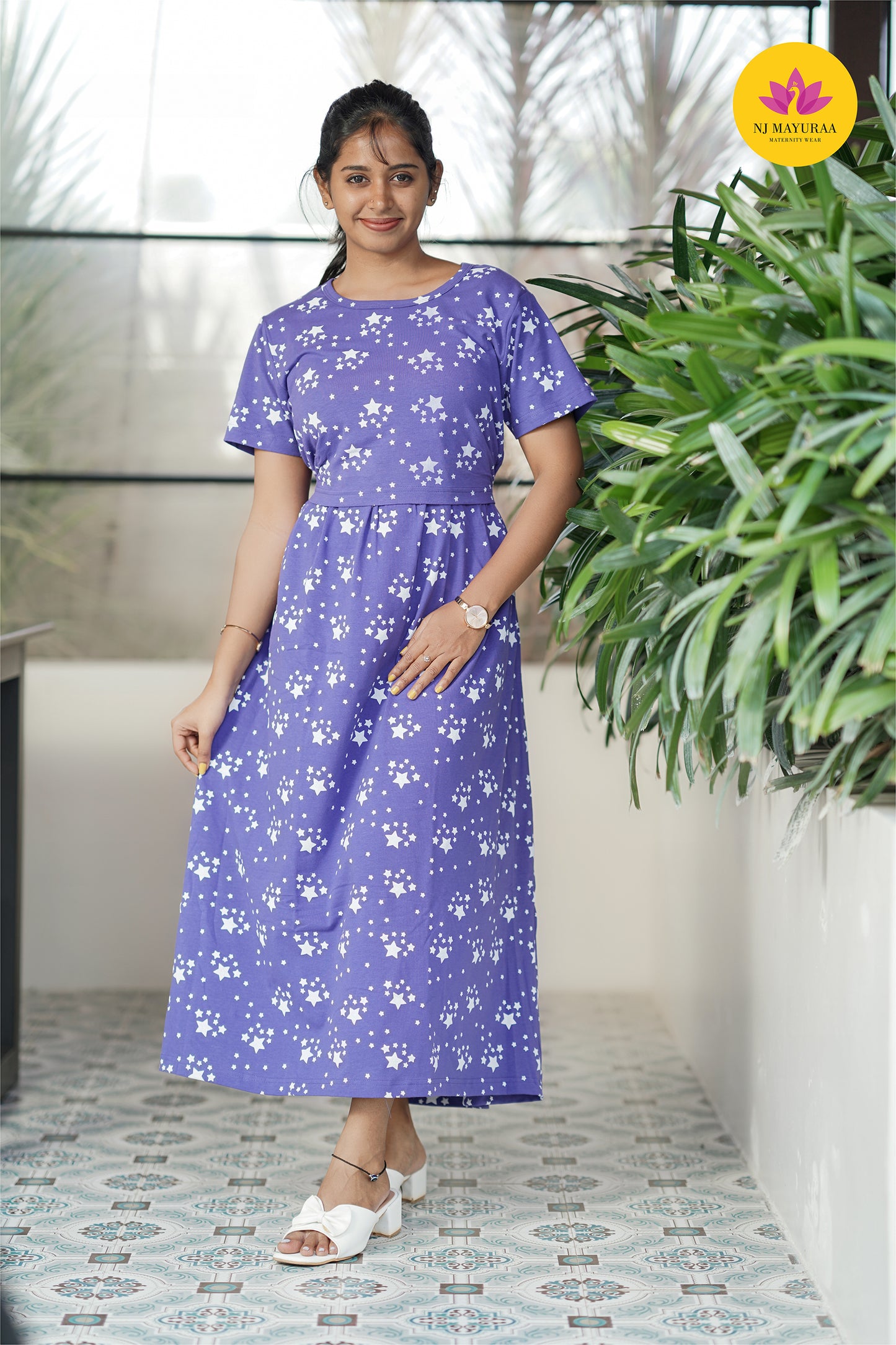 VALLI 67-ZIPLESS MATERNITY WEAR CALF LENGTH [ 47 INCH]