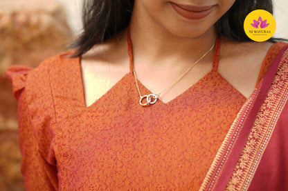 Hansi_07 - KURTI DHUPATTA SET( 2 Side Feeding Zip )
