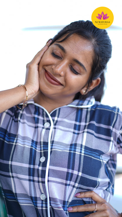 Luna_04 - COLLAR NIGHTWEAR SET