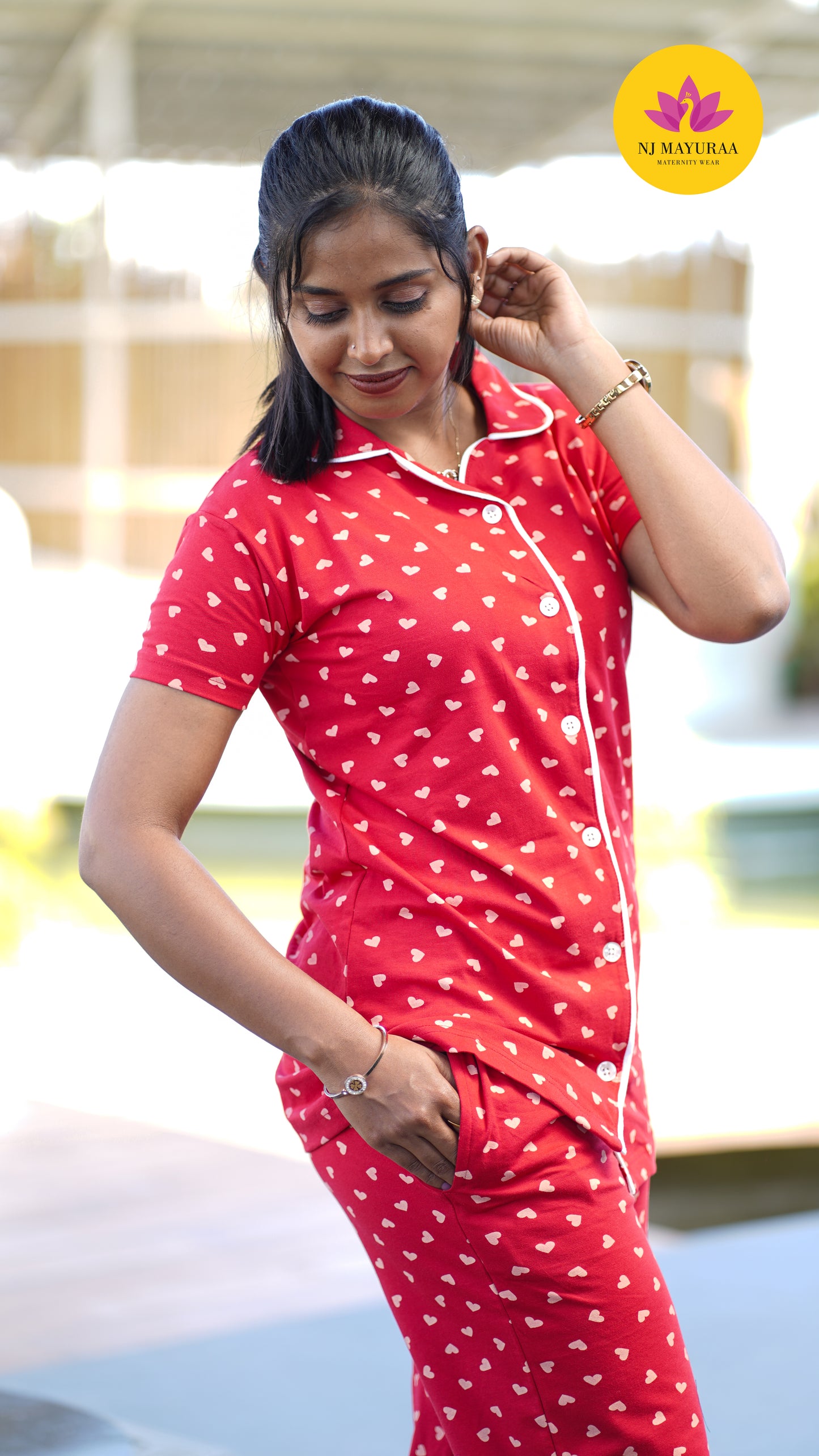 Luna_06 - COLLAR NIGHTWEAR SET