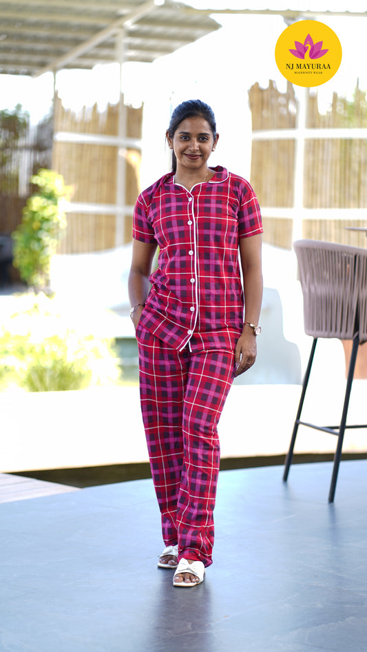 Luna_08 - COLLAR NIGHTWEAR SET