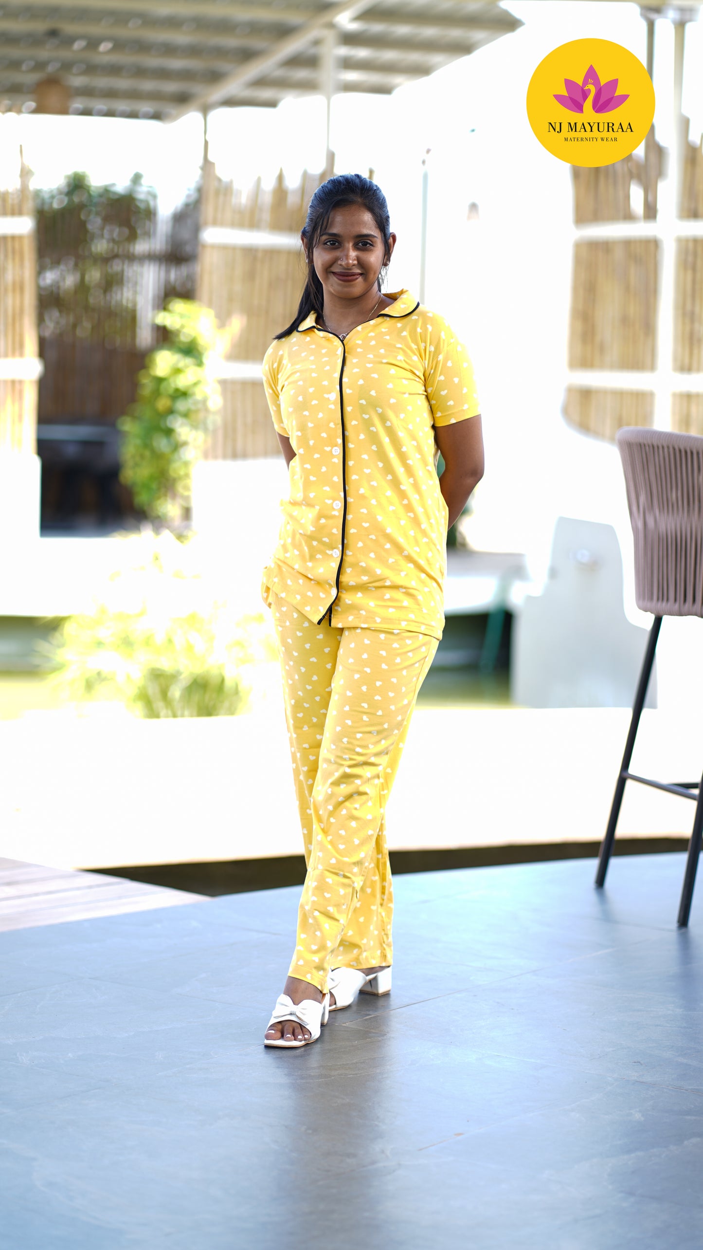 Luna_09 - COLLAR NIGHTWEAR SET