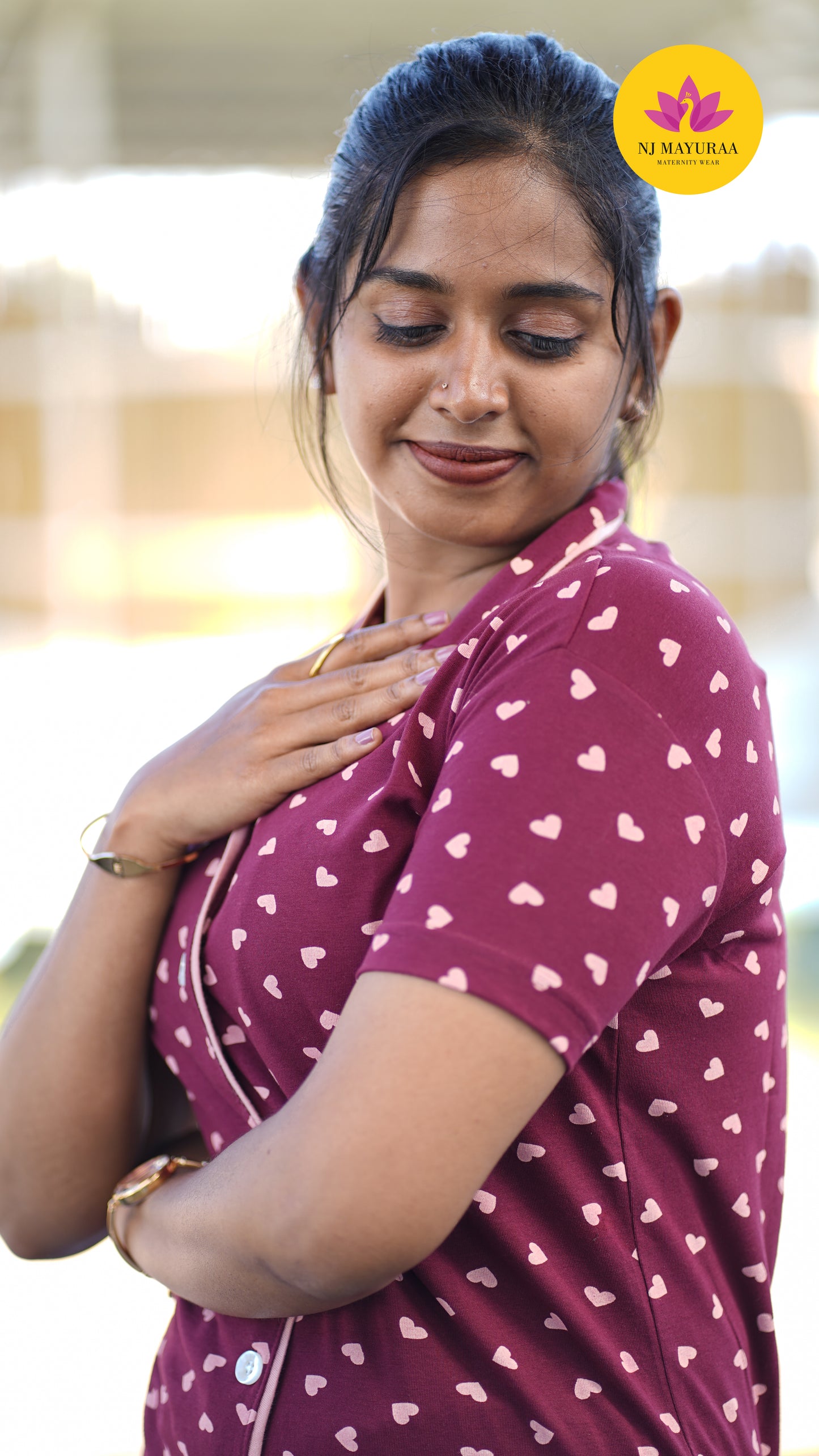 Luna_10 - COLLAR NIGHTWEAR SET