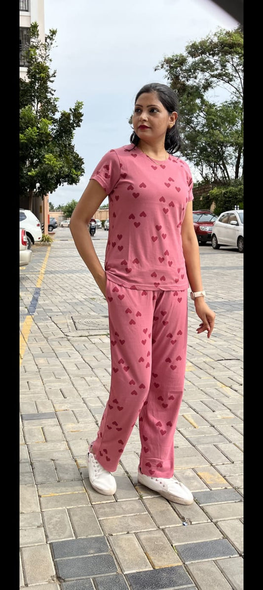 LUNA LOUNGE - LADIES LOUNGE NIGHT WEAR SET WITH ROPE AND PACKET