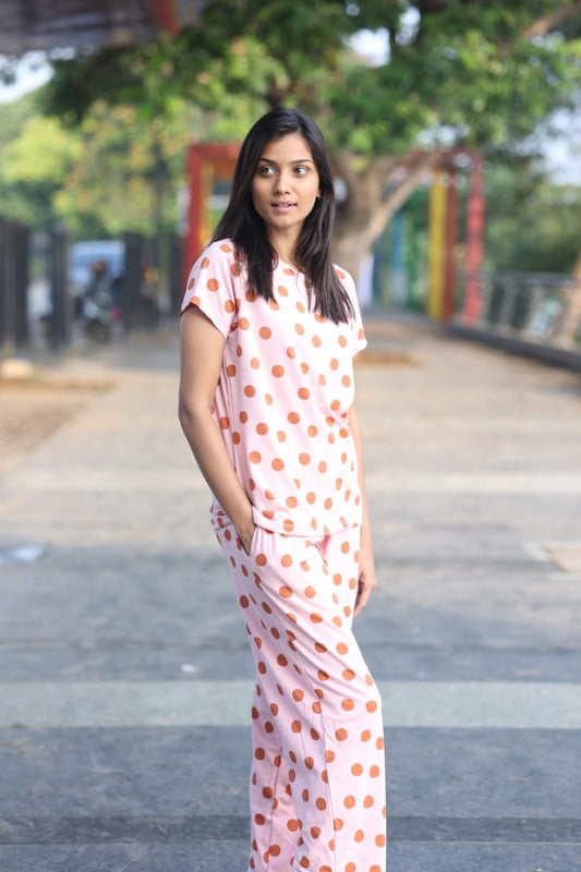 STARRY SNUG - LADIES LOUNGE NIGHT WEAR SET WITH ROPE AND PACKET