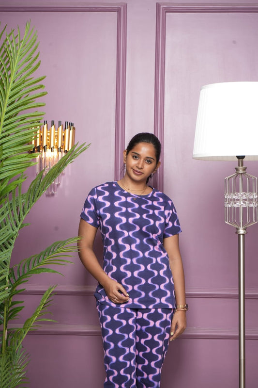 DREAMWHISPER - LADIES LOUNGE NIGHT WEAR SET WITH ROPE AND PACKET