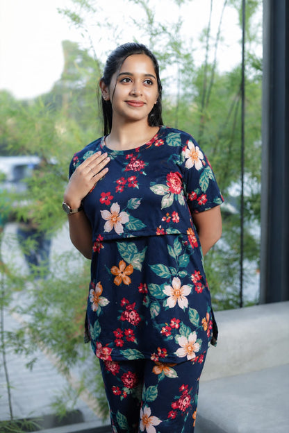 Nila_04 - FEEDING PANTSET [ SPUN COTTON]
