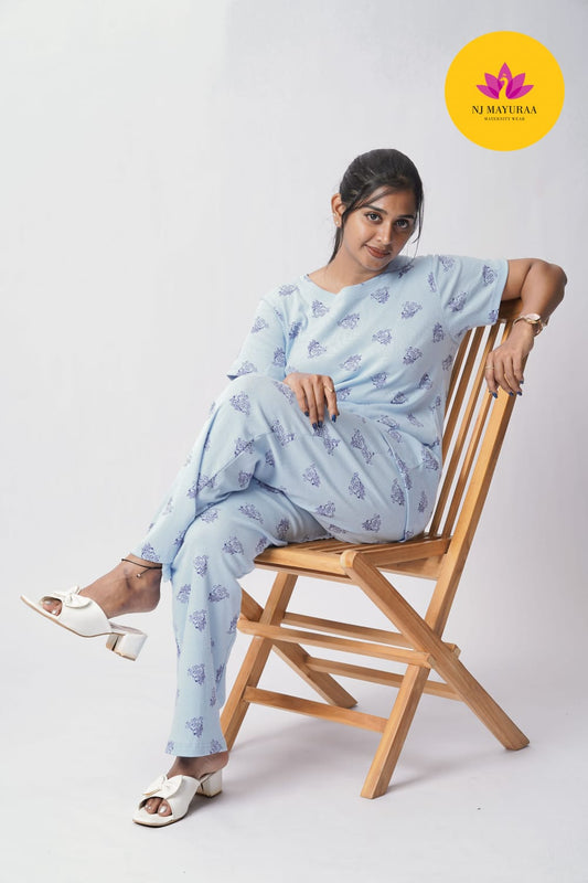 Buttu23  Nightwear ( Cotton Rib Fabric)