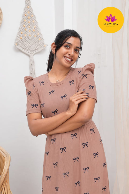 RADHIMA10_FEEDING MOTHERHOOD WEAR ( Cotton Rib Fabric)