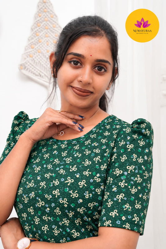 RADHIMA13_FEEDING MOTHERHOOD WEAR ( Spun cotton Fabric soft )