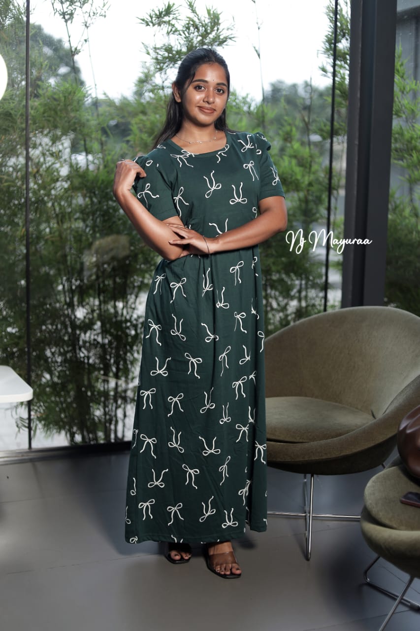 KUVERA 23 -ZIPLESS MATERNITY WEAR PUFF SLEEVE