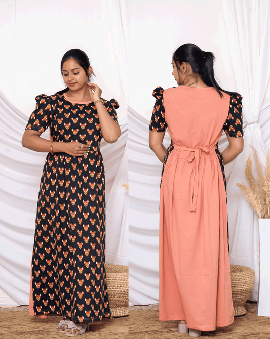 DUAL 6 - zipless feeding maternity wear DUAL COLOURS