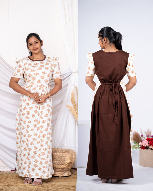 ARIVU - zipless feeding maternity wear DUAL COLOURS
