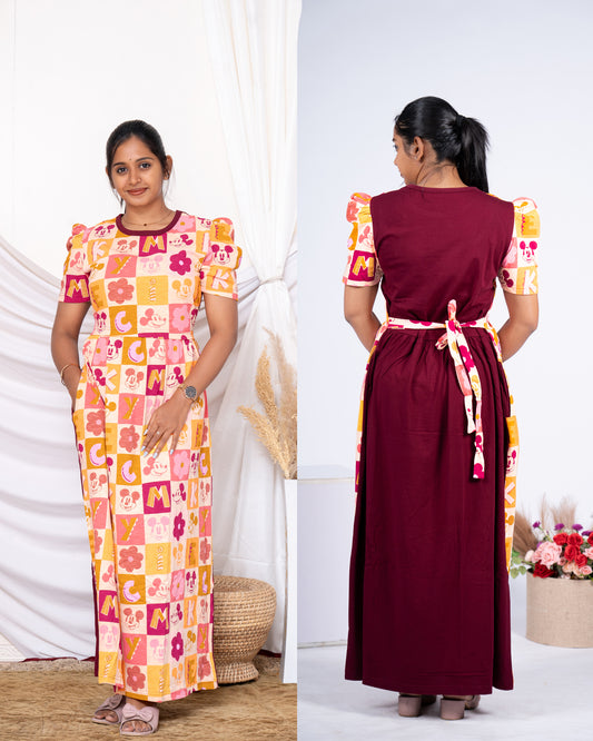 ARUL - zipless feeding maternity wear DUAL COLOURS