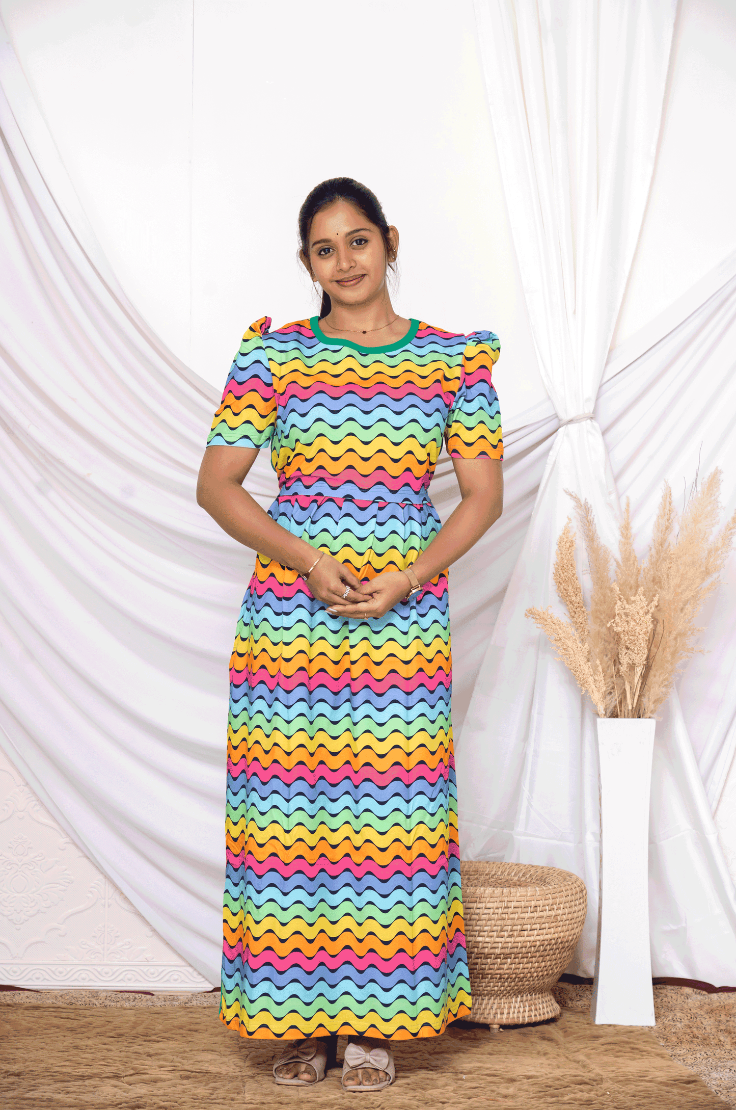 DUAL 9 - zipless feeding maternity wear DUAL COLOURS